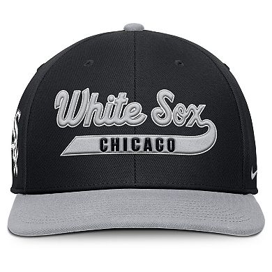 Men's Nike Black/Gray Chicago White Sox Pro Performance Snapback Hat