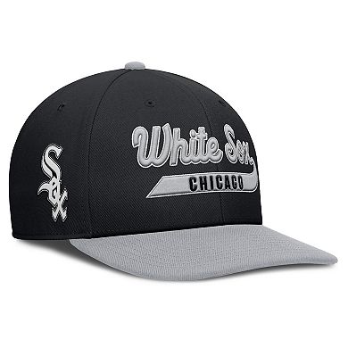 Men's Nike Black/Gray Chicago White Sox Pro Performance Snapback Hat