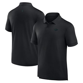 Men's Fanatics Black New York Jets Front Office Move Mono Polo