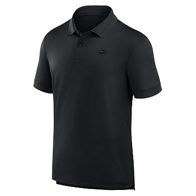 Men's Fanatics Black New York Jets Front Office Move Mono Polo