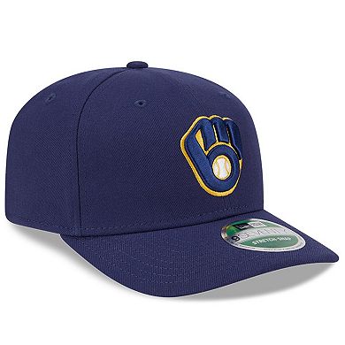 Men's New Era Navy Milwaukee Brewers Player Replica 9SEVENTY Adjustable Hat