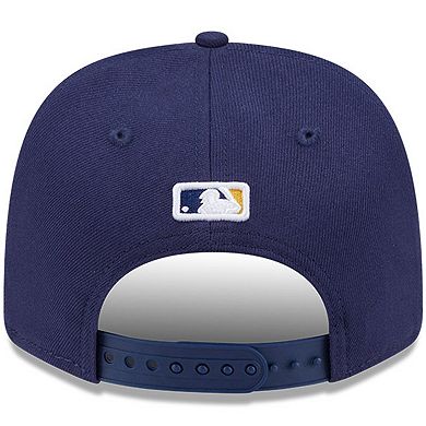 Men's New Era Navy Milwaukee Brewers Player Replica 9SEVENTY Adjustable Hat