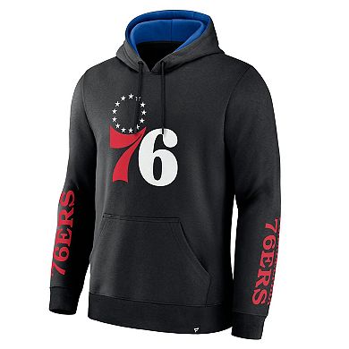 Men's Fanatics Black Philadelphia 76ers Legacy Guard Pullover Hoodie