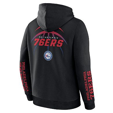 Men's Fanatics Black Philadelphia 76ers Legacy Guard Pullover Hoodie