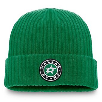Men's Fanatics Kelly Green Dallas Stars Component Cuffed Knit Hat