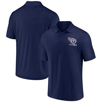 Men's Fanatics Navy Tennessee Titans Lockup Polo