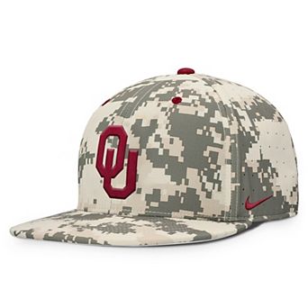 Men's Nike Digital Camo Oklahoma Sooners 2025 Dugout True Performance Fitted Hat
