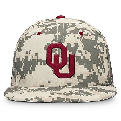 Men's Nike Digital Camo Oklahoma Sooners 2025 Dugout True Performance Fitted Hat