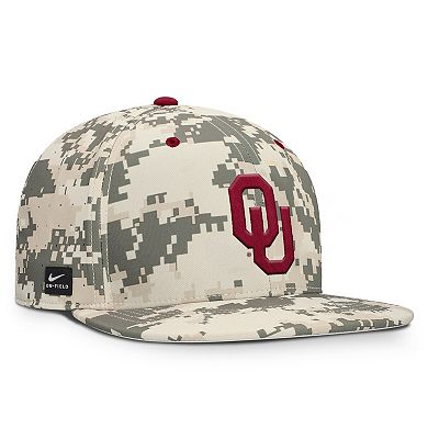 Men's Nike Digital Camo Oklahoma Sooners 2025 Dugout True Performance Fitted Hat