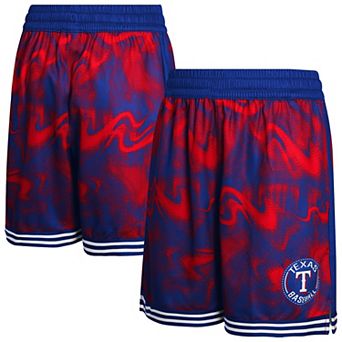 Youth Royal/Red Texas Rangers Outfielder Shorts