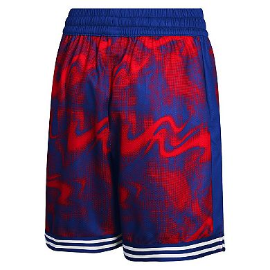 Youth Royal/Red Texas Rangers Outfielder Shorts