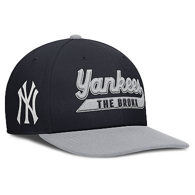 Men's Nike Navy/Gray New York Yankees Pro Performance Snapback Hat