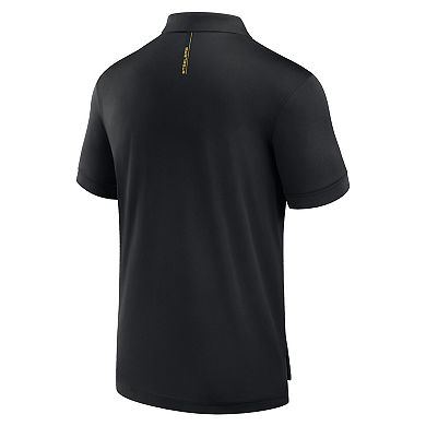 Men's Fanatics Black Pittsburgh Steelers Front Office Move Mono Polo