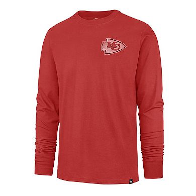 Men's '47 Red Kansas City Chiefs Regional Backer Franklin Long Sleeve T-Shirt