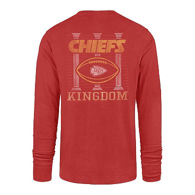 Men's '47 Red Kansas City Chiefs Regional Backer Franklin Long Sleeve T-Shirt