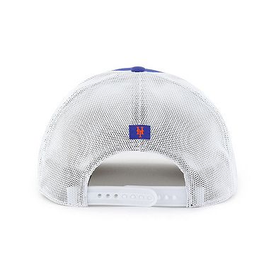 Men's '47 Royal/White New York Mets Scratch Adjustable Trucker Hat