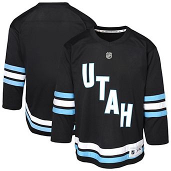Youth Black Utah Hockey Club Replica Jersey