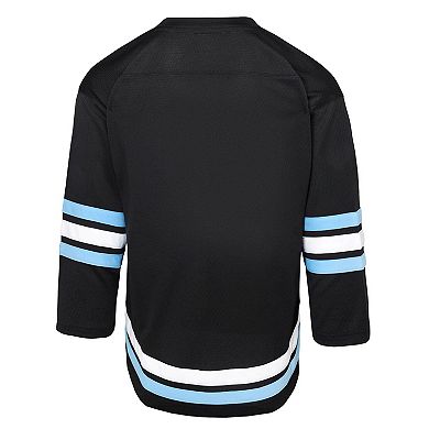 Youth Black Utah Hockey Club Replica Jersey