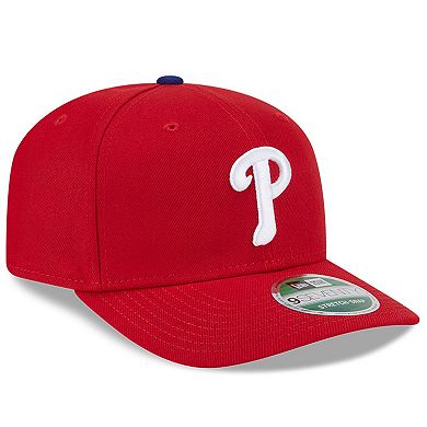 Men's New Era Red Philadelphia Phillies Player Replica 9SEVENTY Adjustable Hat