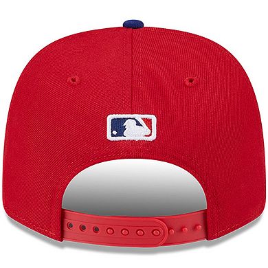 Men's New Era Red Philadelphia Phillies Player Replica 9SEVENTY Adjustable Hat