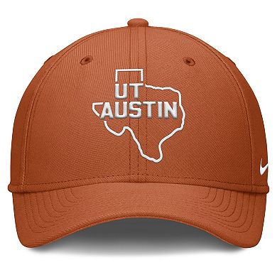 Men's Nike Texas Orange Texas Longhorns Local Swoosh Flex Hat