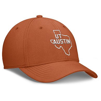 Men's Nike Texas Orange Texas Longhorns Local Swoosh Flex Hat