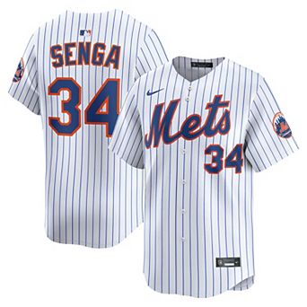Men's Nike Kodai Senga White New York Mets Home Limited Player Jersey