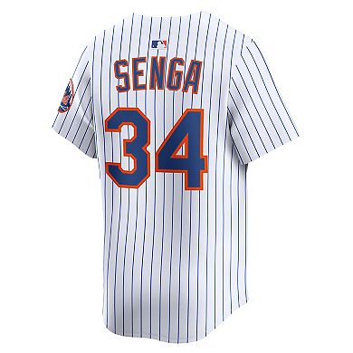 Men's Nike Kodai Senga White New York Mets Home Limited Player Jersey
