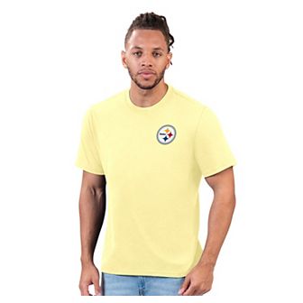Men's Margaritaville Yellow Pittsburgh Steelers Wastin' Away T-Shirt