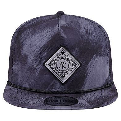 Men's New Era Navy New York Yankees Printed Golfer Snapback Hat