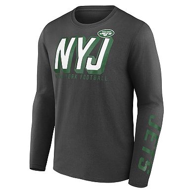 Men's Fanatics Black New York Jets Long Sleeve T-Shirt