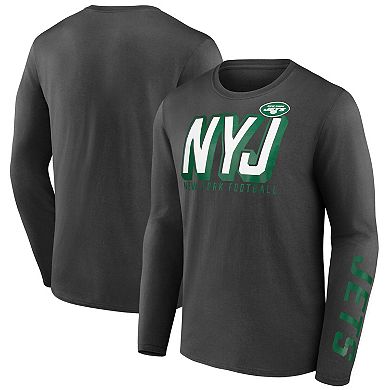 Men's Fanatics Black New York Jets Long Sleeve T-Shirt