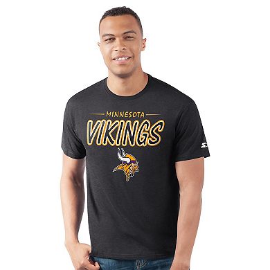 Men's�Starter Black Minnesota Vikings Prime Time T-Shirt