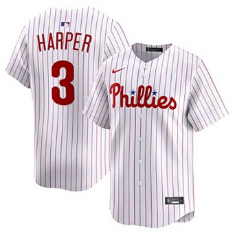 Men's Nike Bryce Harper White Philadelphia Phillies Home Limited Player Jersey