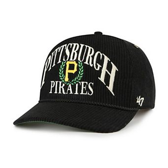 Men's '47 Black Pittsburgh Pirates Pitchout Rope Hitch Adjustable Hat