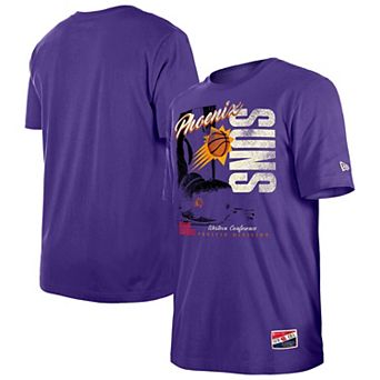 Men's New Era Purple Phoenix Suns Distressed Throwback Vintage Color Pack T-Shirt