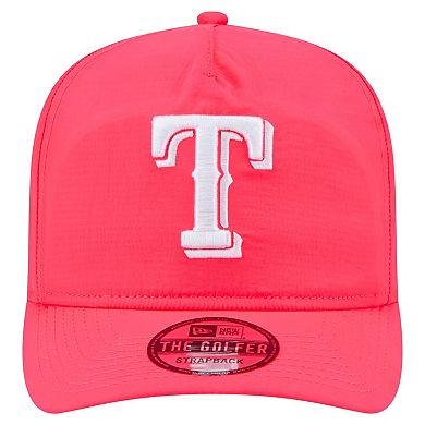 Men's New Era Pink Texas Rangers Everyday Golfer Adjustable Hat
