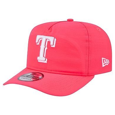 Men's New Era Pink Texas Rangers Everyday Golfer Adjustable Hat