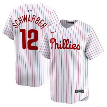 Men's Nike Kyle Schwarber White Philadelphia Phillies Alternate Limited Player Jersey