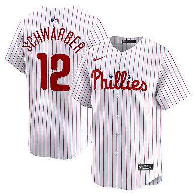Men's Nike Kyle Schwarber White Philadelphia Phillies Alternate Limited Player Jersey