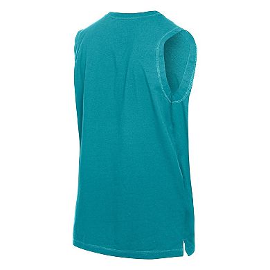 Men's New Era Aqua Miami Dolphins Leisure Collection Tank Top