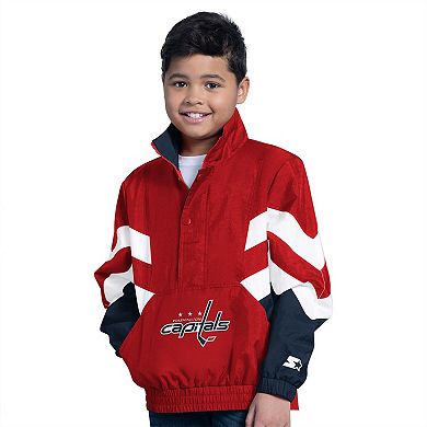 Youth Starter Red Washington Capitals Prospect Half-Zip Pullover Top