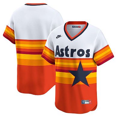 Men's Nike White Houston Astros Throwback Cooperstown Collection Limited Jersey