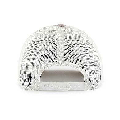 Men's '47 Gray/White Washington Nationals Tide Sweep Rope Trucker Adjustable Hat