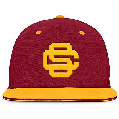 Men's Nike Cardinal USC Trojans On-Field Dugout True Performance Fitted Hat