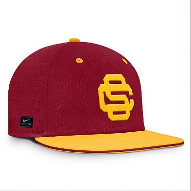 Men's Nike Cardinal USC Trojans On-Field Dugout True Performance Fitted Hat