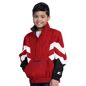 Youth��Starter Red New Jersey Devils Prospect Half-Zip Pullover Top