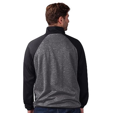 Men's�G-III Sports by Carl Banks Black Baltimore Orioles Runners Raglan Full-Zip Track Jacket