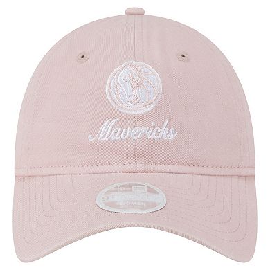 Women's New Era Pink Dallas Mavericks Gameday Preppy 9TWENTY Adjustable Hat