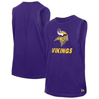 Men's New Era Purple Minnesota Vikings Leisure Collection Tank Top